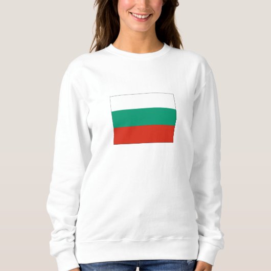 Sweatshirt Drapeau Bulgare Patriotique (Devant)