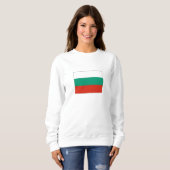 Sweatshirt Drapeau Bulgare Patriotique (Devant entier)