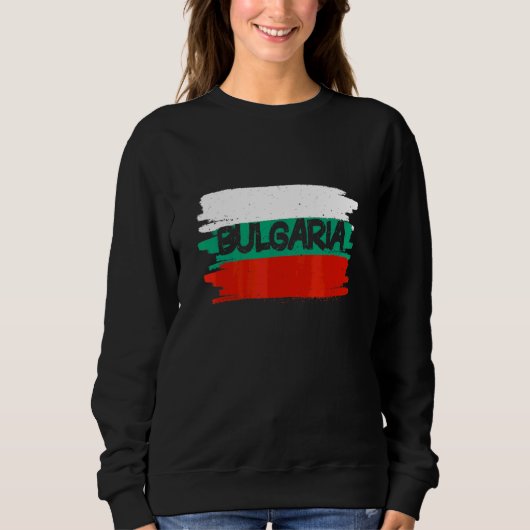 Sweatshirt Drapeau Bulgarie (Devant)
