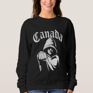 Sweatshirt Drapeau-cadeau Canada Varsity Canadien Toronto Ret