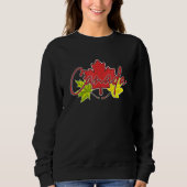 Sweatshirt Drapeau Canada Feuille d'érable Symbole canadien C (Devant)