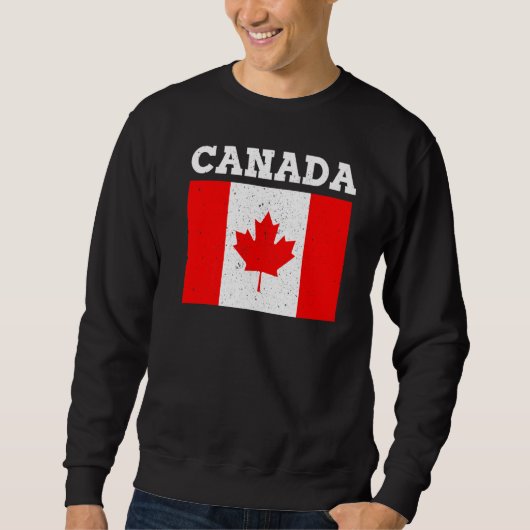 Sweatshirt Drapeau canadien Fierté canadienne (Devant)