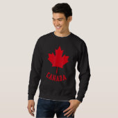 Sweatshirt Drapeau canadien Indépendance Feuille d'érable Hom (Devant entier)