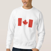 Sweatshirt Drapeau canadien patriotique (Devant)