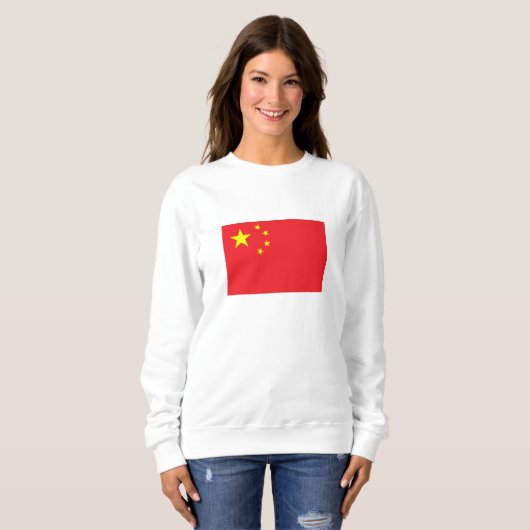 Sweatshirt Drapeau chinois (Devant entier)