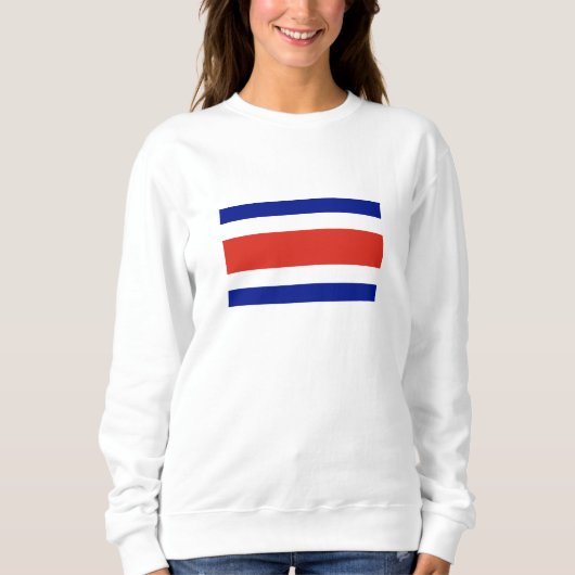 Sweatshirt Drapeau civil du Costa Rica (Devant)
