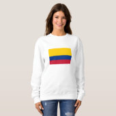 Sweatshirt Drapeau Colombie (Devant entier)