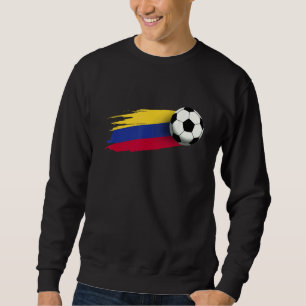 Sweatshirt Drapeau Colombie Jersey Colombienne Soccer Team Co