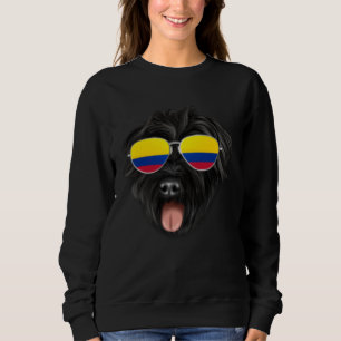 Sweatshirt Drapeau colombien Bouvier des Flandres Chien Colom
