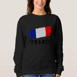 Sweatshirt Drapeau cool France Avec Fierté Tee - shirts Paris