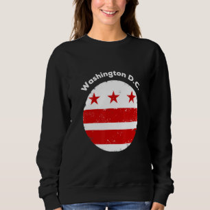 Sweatshirt Drapeau cool Washington Dc Design Pour Tous Les Âg