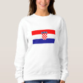 Sweatshirt Drapeau croate (Devant)