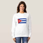 Sweatshirt Drapeau Cuba (Devant entier)