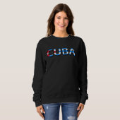 Sweatshirt Drapeau cubain (Devant entier)