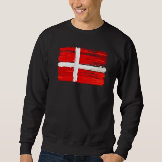 Sweatshirt Drapeau Danemark (Devant)