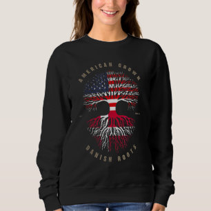 Sweatshirt Drapeau Danemark américain des racines danoises