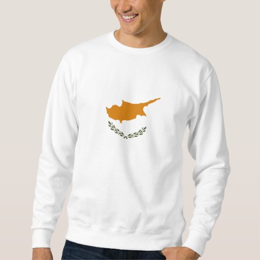 Sweatshirt Drapeau de Chypre (Devant)