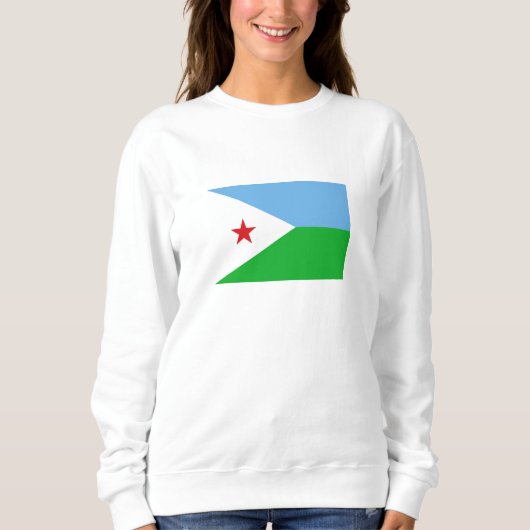 Sweatshirt Drapeau de Djibouti (Devant)