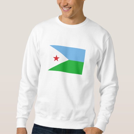 Sweatshirt Drapeau de Djibouti (Devant)