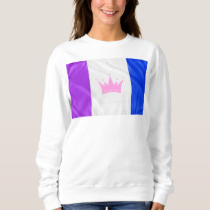 Sweatshirt Drapeau de fierté de la culture drag de SlipperyJo