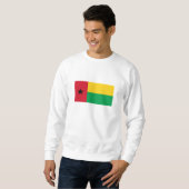 Sweatshirt Drapeau de Guinée-Bissau (Devant entier)