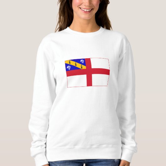 Sweatshirt Drapeau de Herm (Devant)