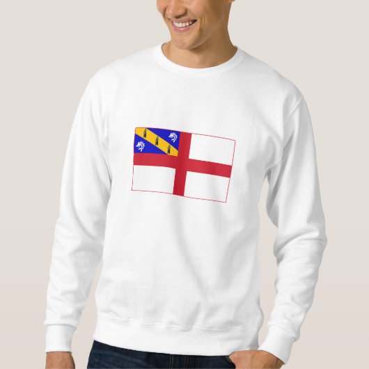 Sweatshirt Drapeau de Herm (Devant)