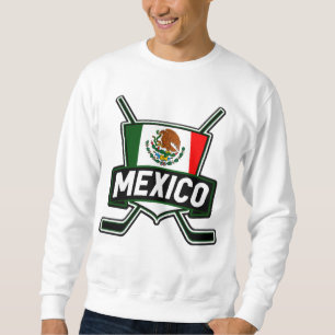Sweatshirt Drapeau de hockey sur glace du Mexique