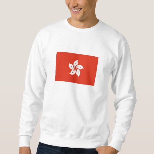 Sweatshirt Drapeau de Hong Kong (Devant)