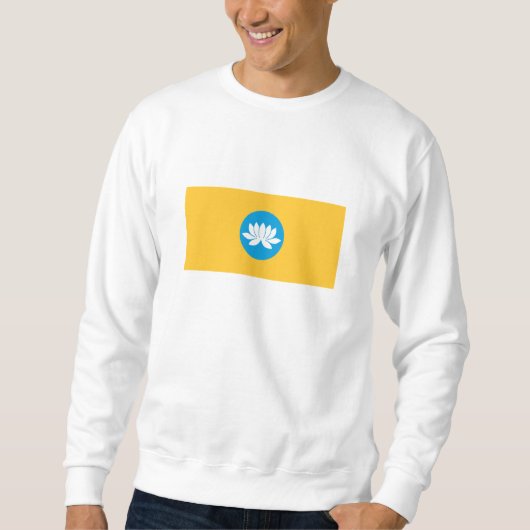 Sweatshirt Drapeau de Kalmoukie (Devant)