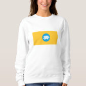 Sweatshirt Drapeau de Kalmoukie (Devant)