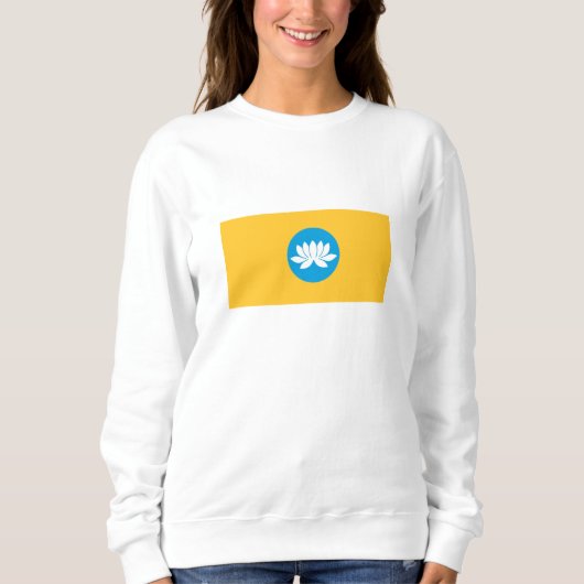 Sweatshirt Drapeau de Kalmoukie (Devant)