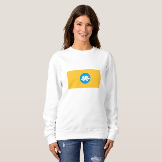 Sweatshirt Drapeau de Kalmoukie (Devant entier)