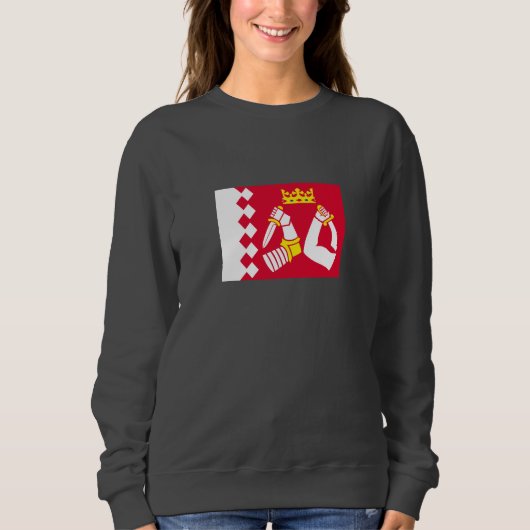 Sweatshirt Drapeau de Karelia Nord (Devant)
