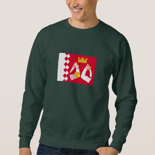 Sweatshirt Drapeau de Karelia Nord (Devant)
