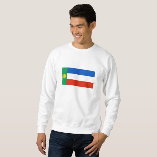 Sweatshirt Drapeau de Khakassie (Devant entier)