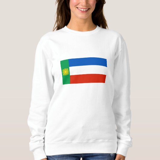 Sweatshirt Drapeau de Khakassie (Devant)