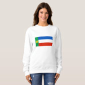 Sweatshirt Drapeau de Khakassie (Devant entier)