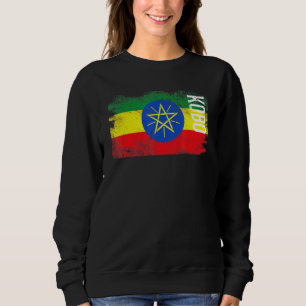 Sweatshirt Drapeau De Kobo Ethiopie Pour Les Ethiopiens Homme