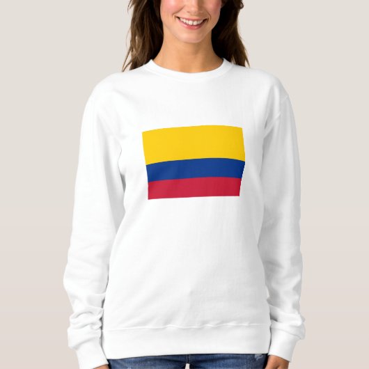 Sweatshirt Drapeau de la Colombie (Devant)