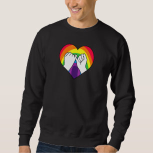 Sweatshirt Drapeau de la Fierté de la Promesse Pinky Swear po