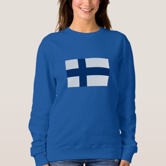 Sweatshirt Drapeau de la Finlande (Devant)