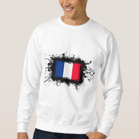 Sweatshirt Drapeau de la France (Devant)