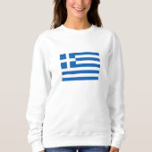 Sweatshirt Drapeau de la Grèce (Devant)