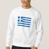 Sweatshirt Drapeau de la Grèce (Devant)