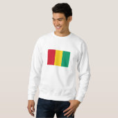 Sweatshirt Drapeau de la Guinée (Devant entier)
