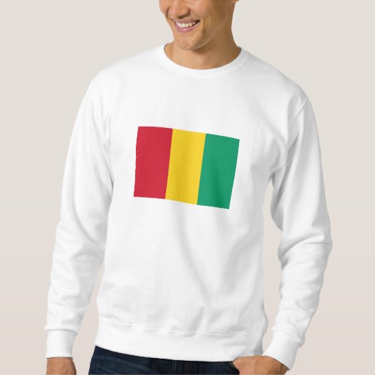 Sweatshirt Drapeau de la Guinée (Devant)