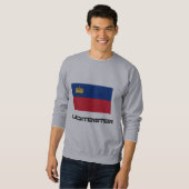Sweatshirt Drapeau de la Liechtenstein (Devant entier)