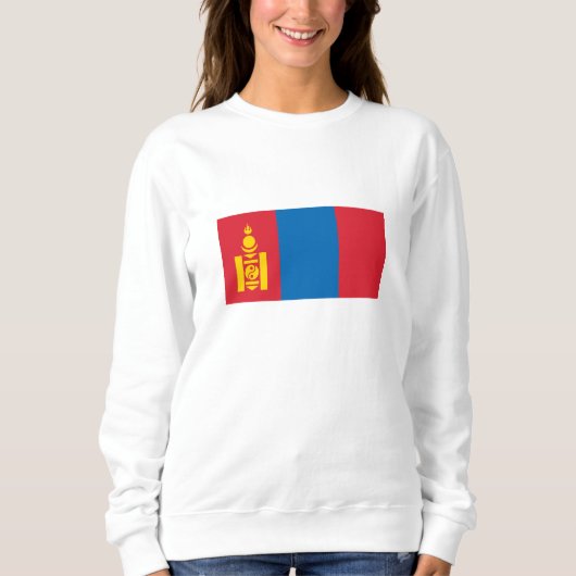 Sweatshirt Drapeau de la Mongolie (Devant)