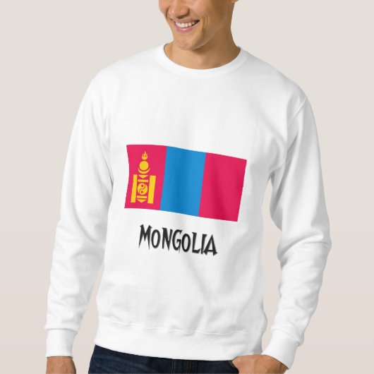 Sweatshirt Drapeau de la Mongolie (Devant)